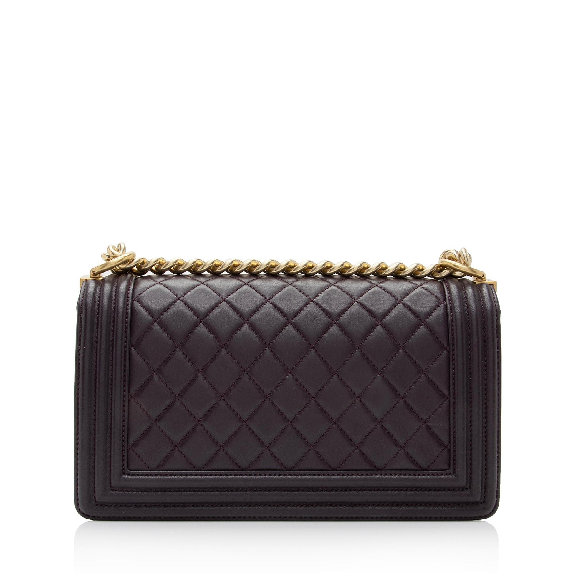 Chanel Lambskin Old Boy Handbag