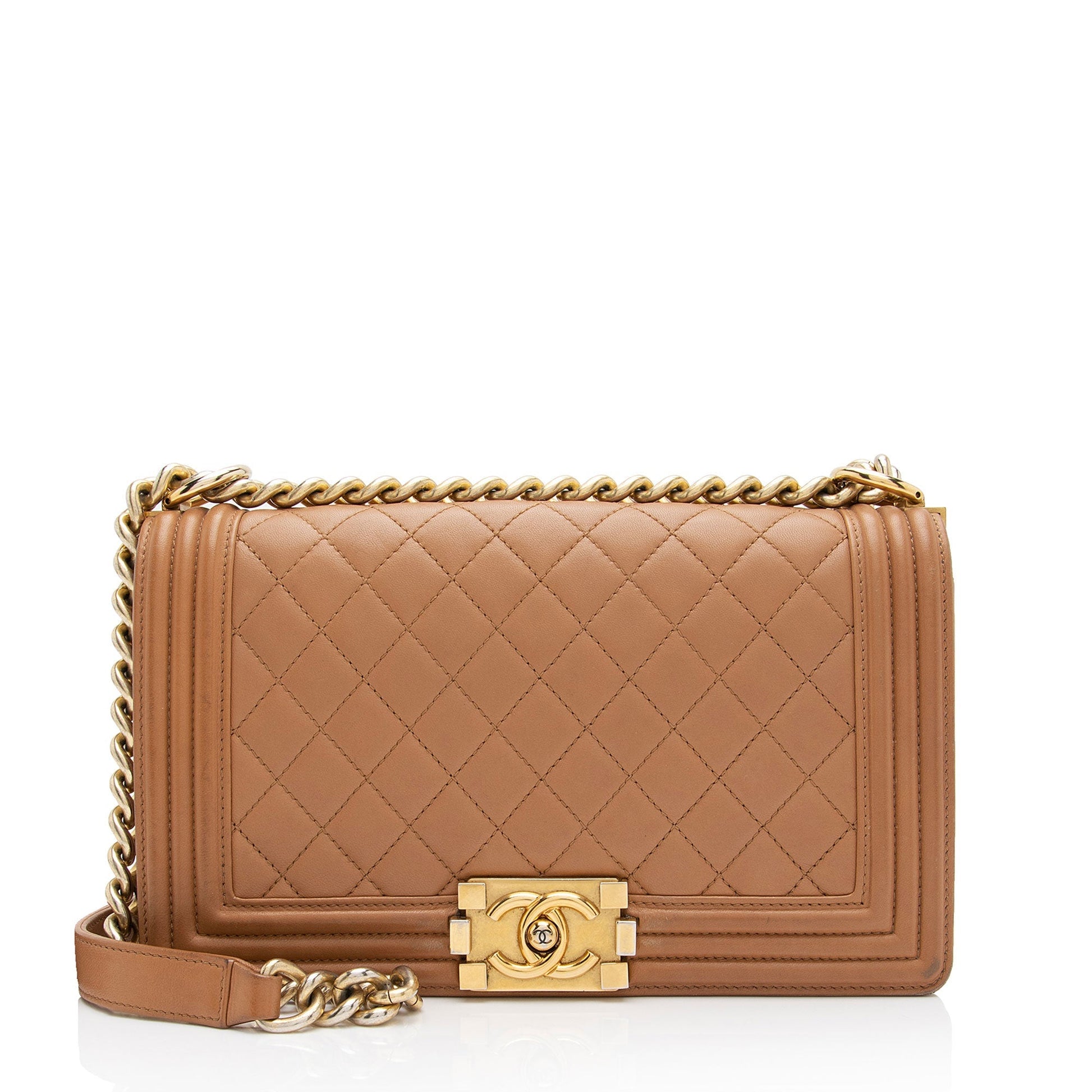 Chanel Lambskin Old Boy SHF-AuMvfV Handbag