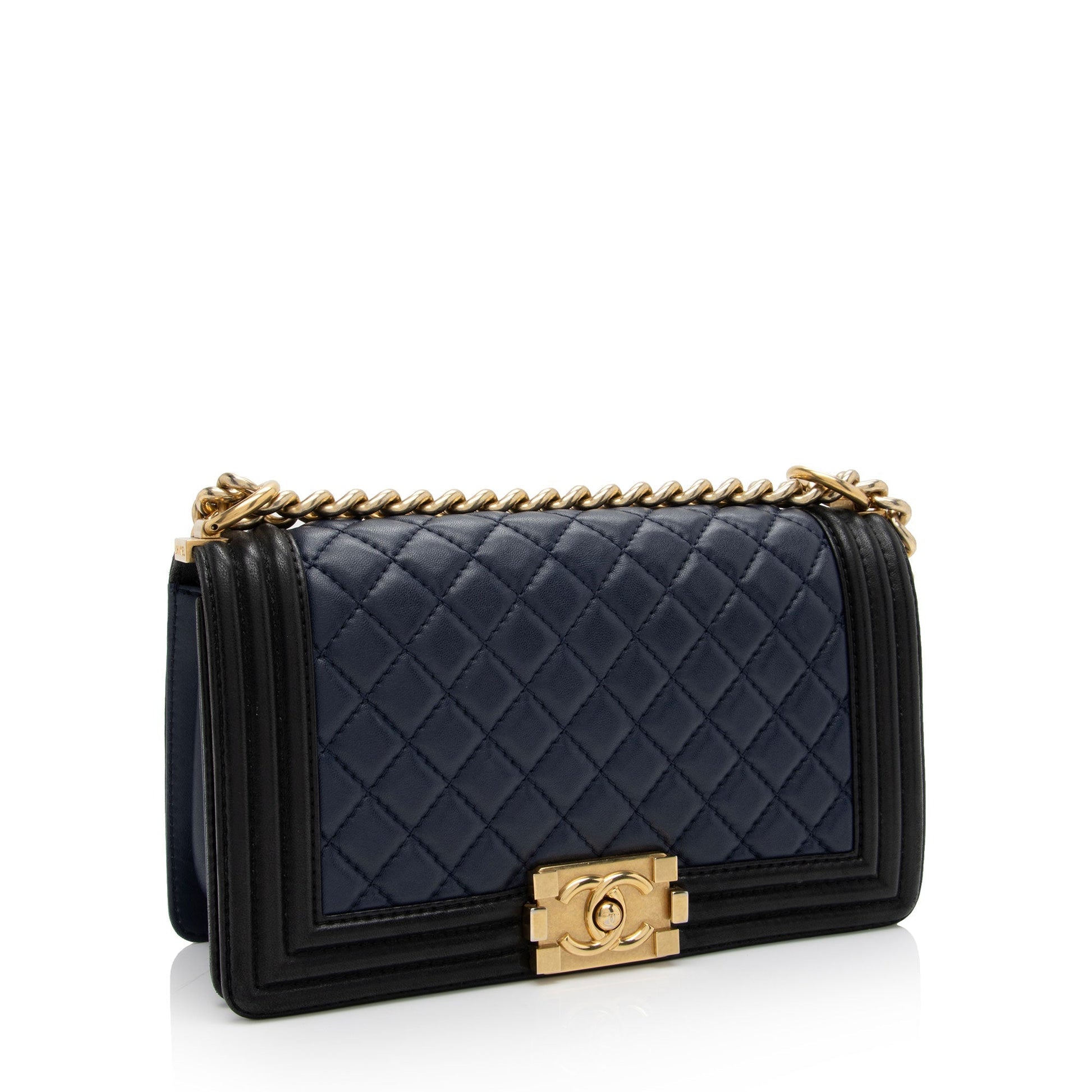 Chanel Lambskin Old Boy SHF-ns7jU6 Handbag