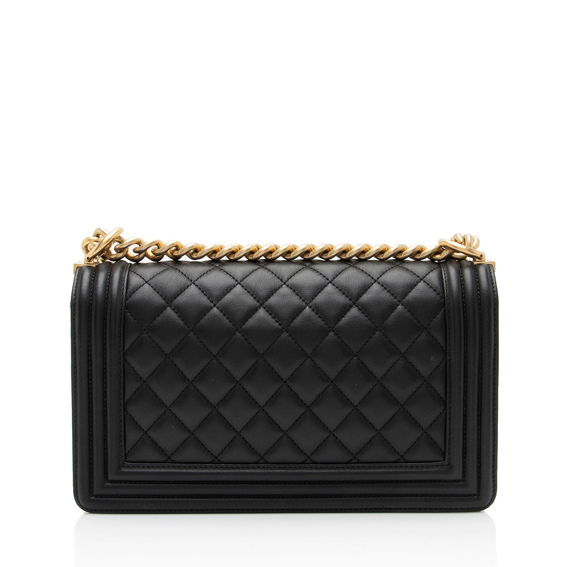 Chanel Lambskin Old Boy SHF-QJr6Pf Handbag