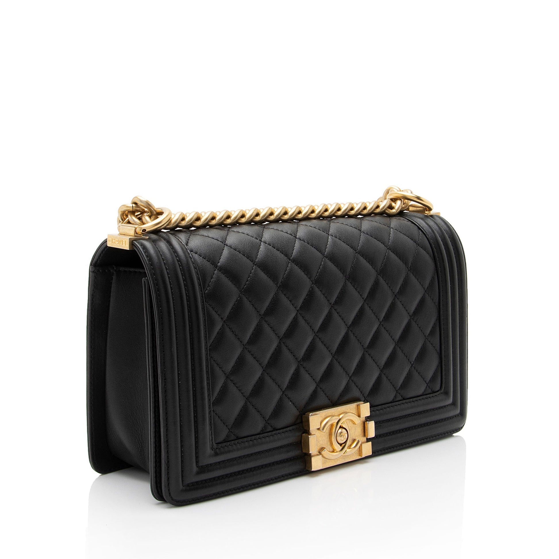 Chanel Lambskin Old Boy SHF-QJr6Pf Handbag