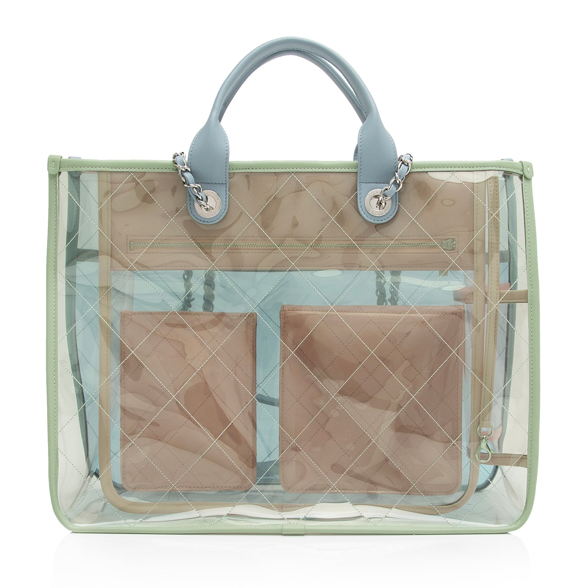 Chanel Lambskin PVC Coco Splash SHF-y19ZqH Tote Bag