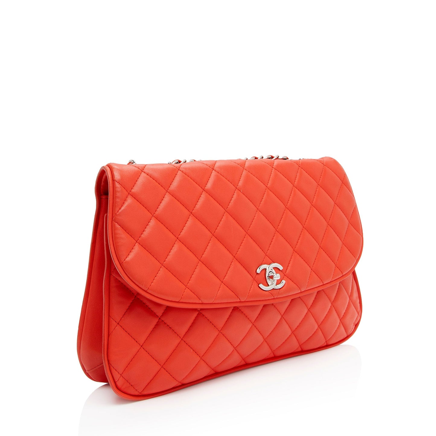 Chanel Lambskin Pagode Piping Flap Shoulder Bag