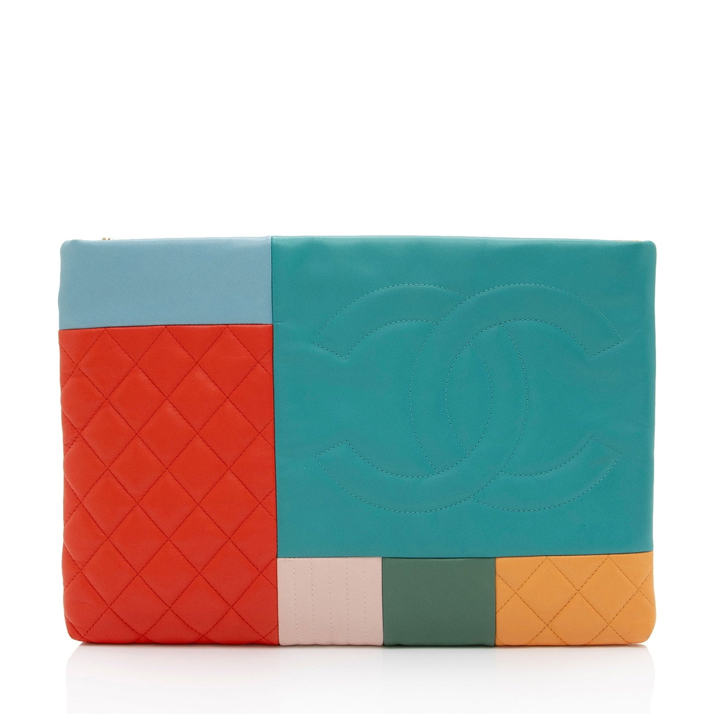 Chanel Lambskin Patchwork CC SHF-2gEPBn Handbag