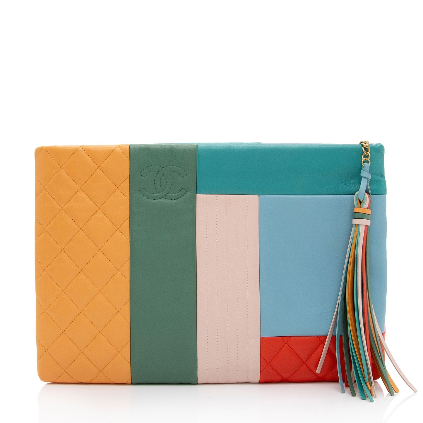 Chanel Lambskin Patchwork CC SHF-2gEPBn Handbag