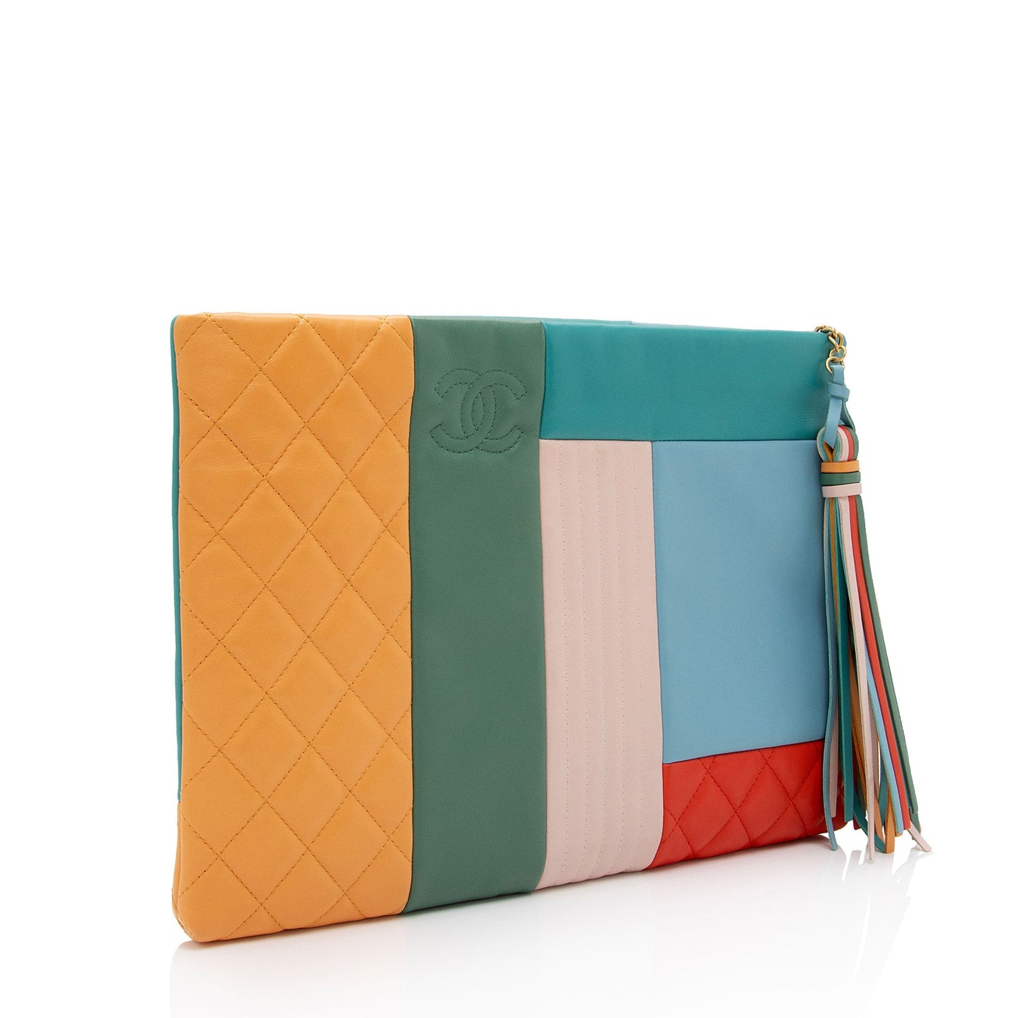 Chanel Lambskin Patchwork CC SHF-2gEPBn Handbag