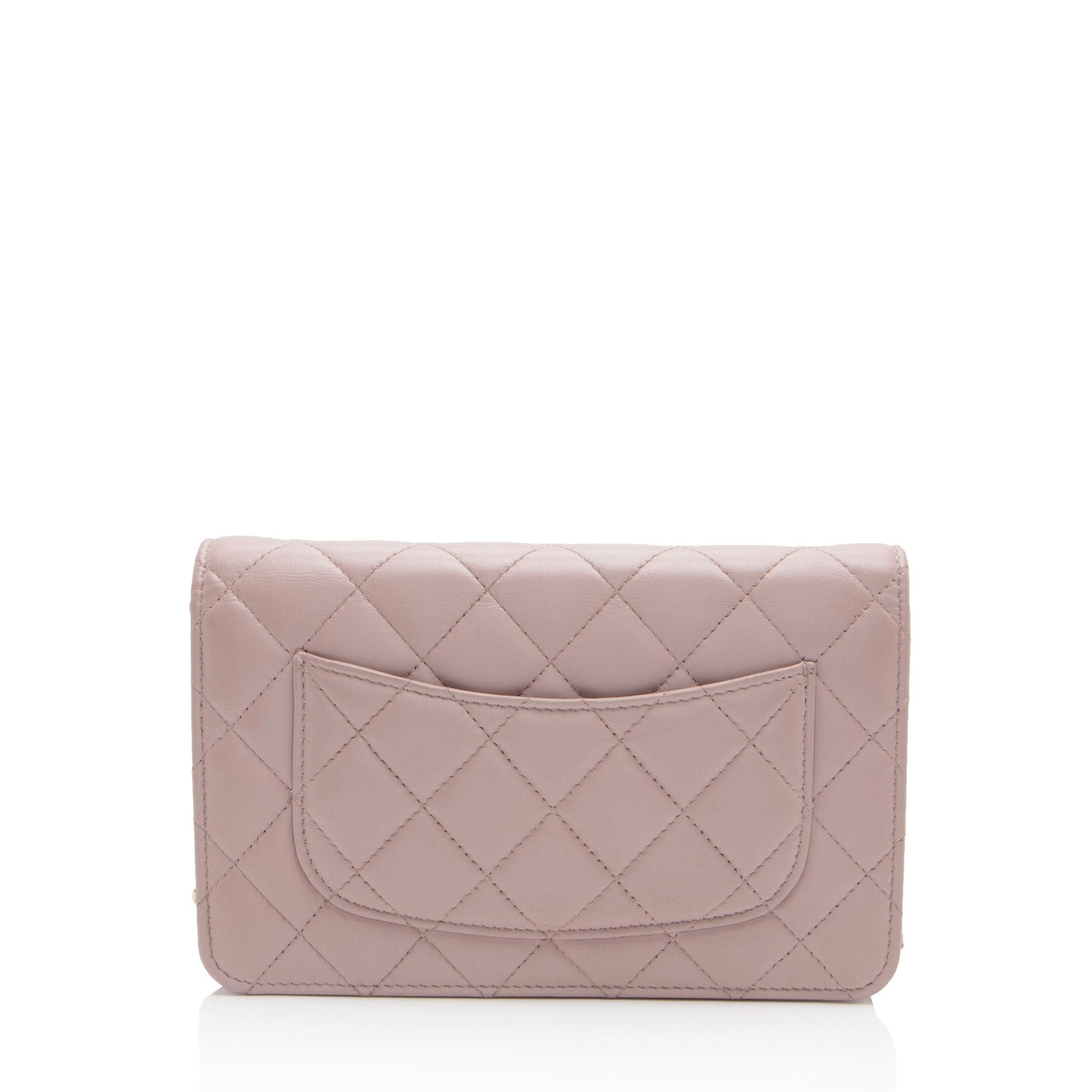 Chanel Lambskin Pearl CC on SHF-xRqAN6 Wallet Case