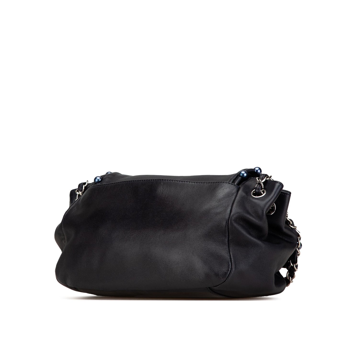 Chanel Lambskin Pearl Obsession Flap Handbag
