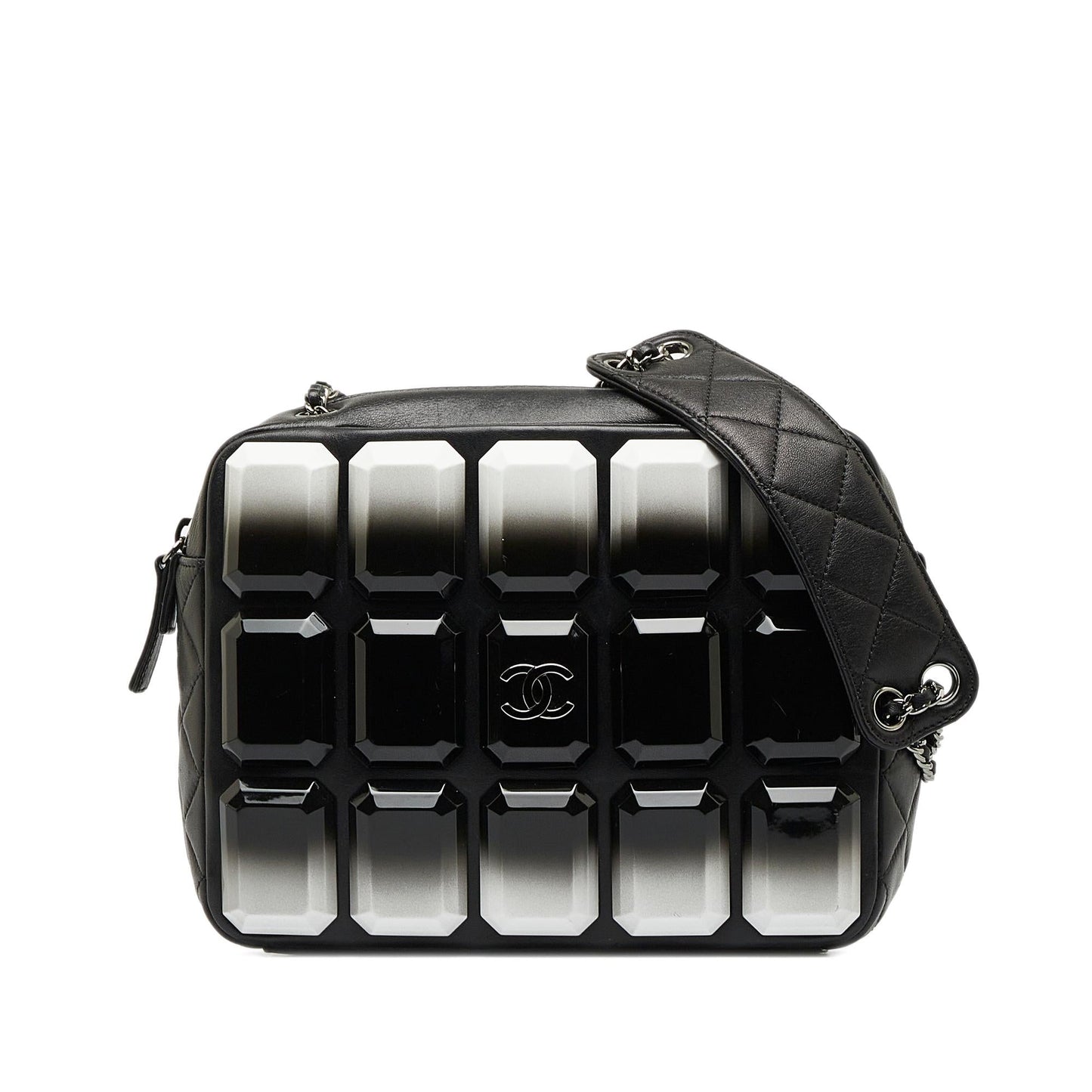 Chanel Lambskin Plexiglass Evening Art Camera SHG-9R3P43 Crossbody Bag