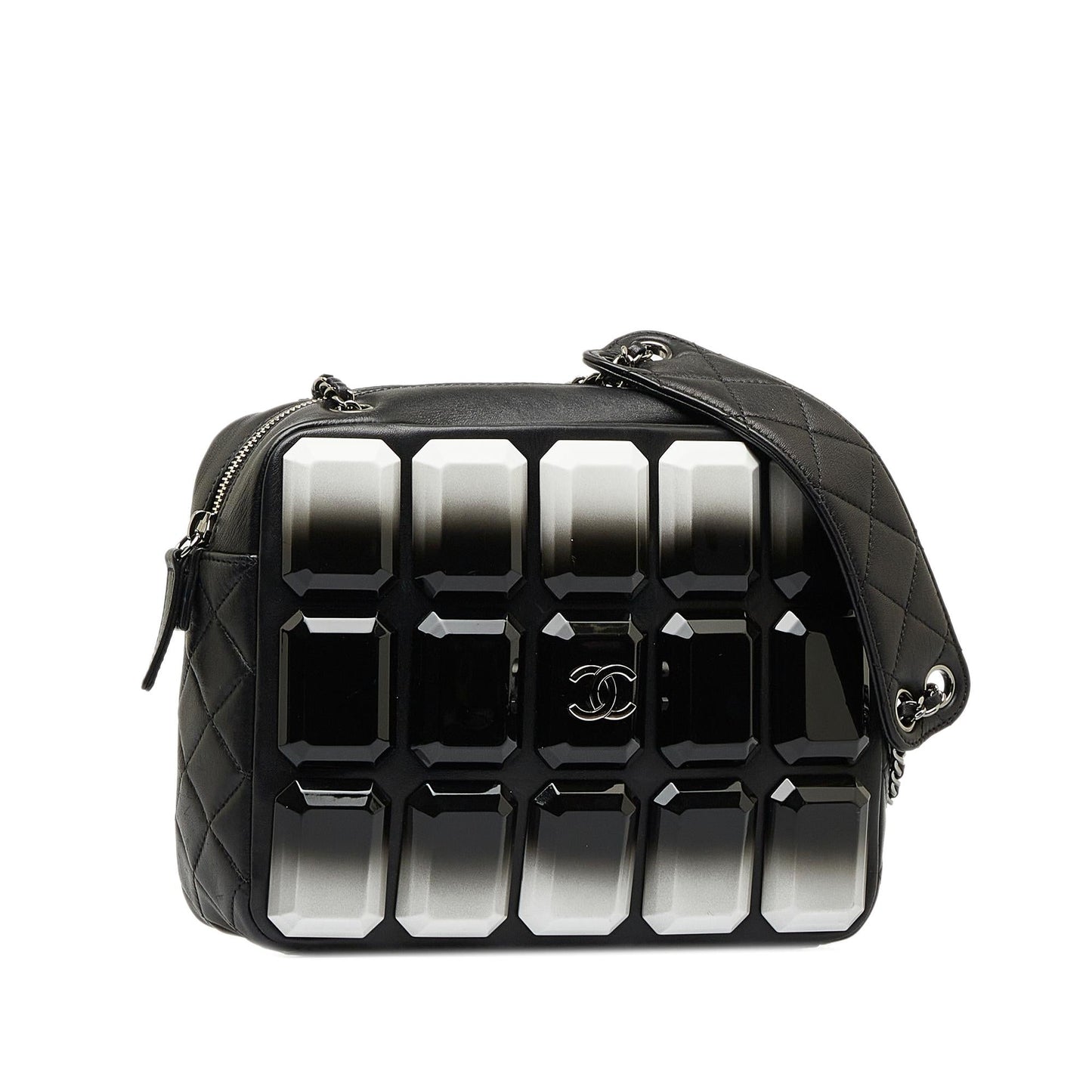 Chanel Lambskin Plexiglass Evening Art Camera SHG-9R3P43 Crossbody Bag