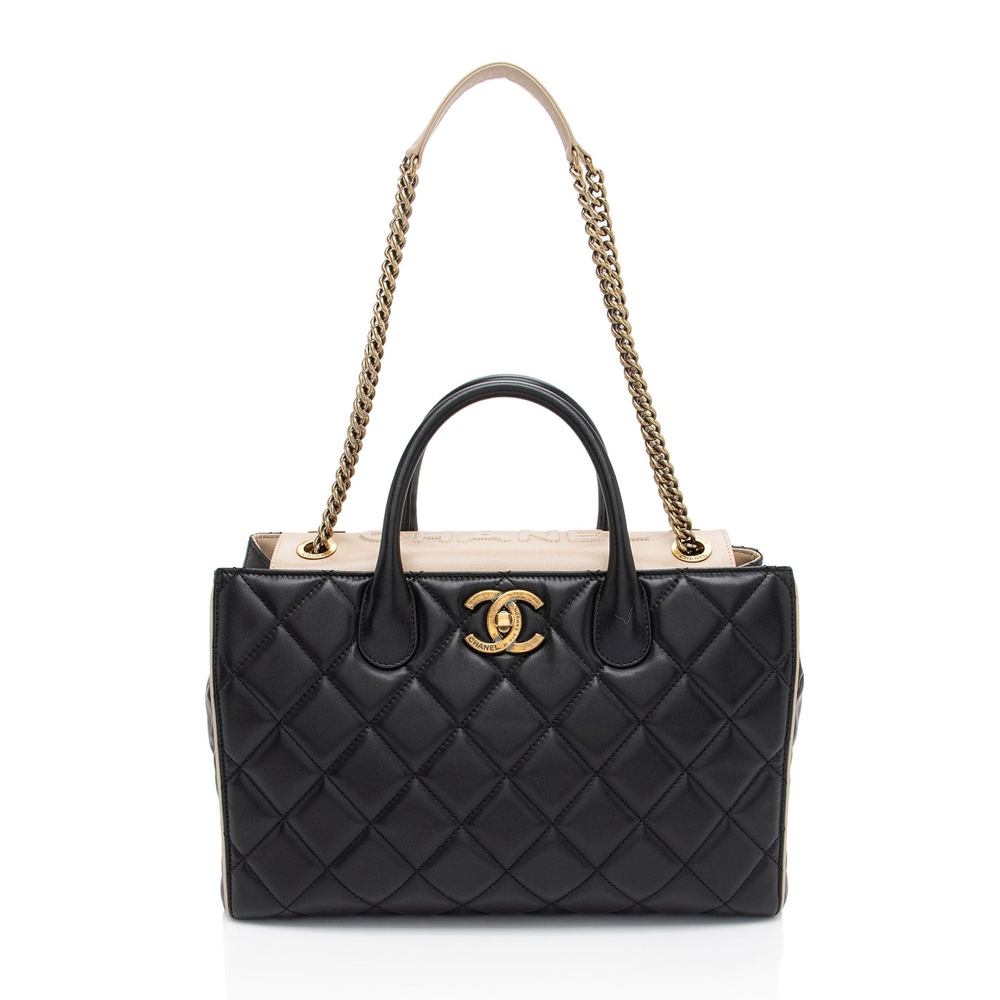 Chanel Lambskin Portobello SHF-Drtxbt Small Tote Bag