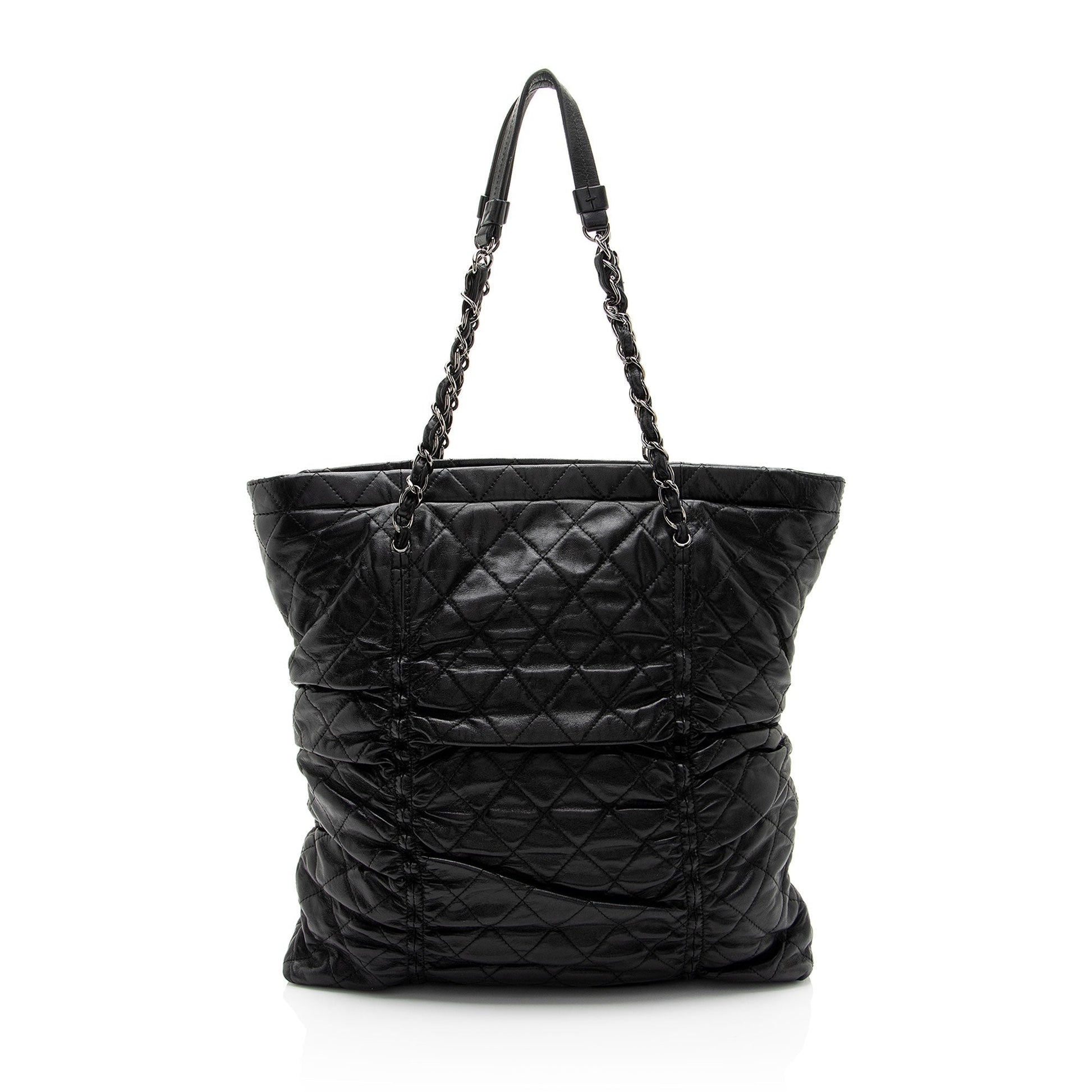 Chanel Lambskin Sharpei N S Tote Bag
