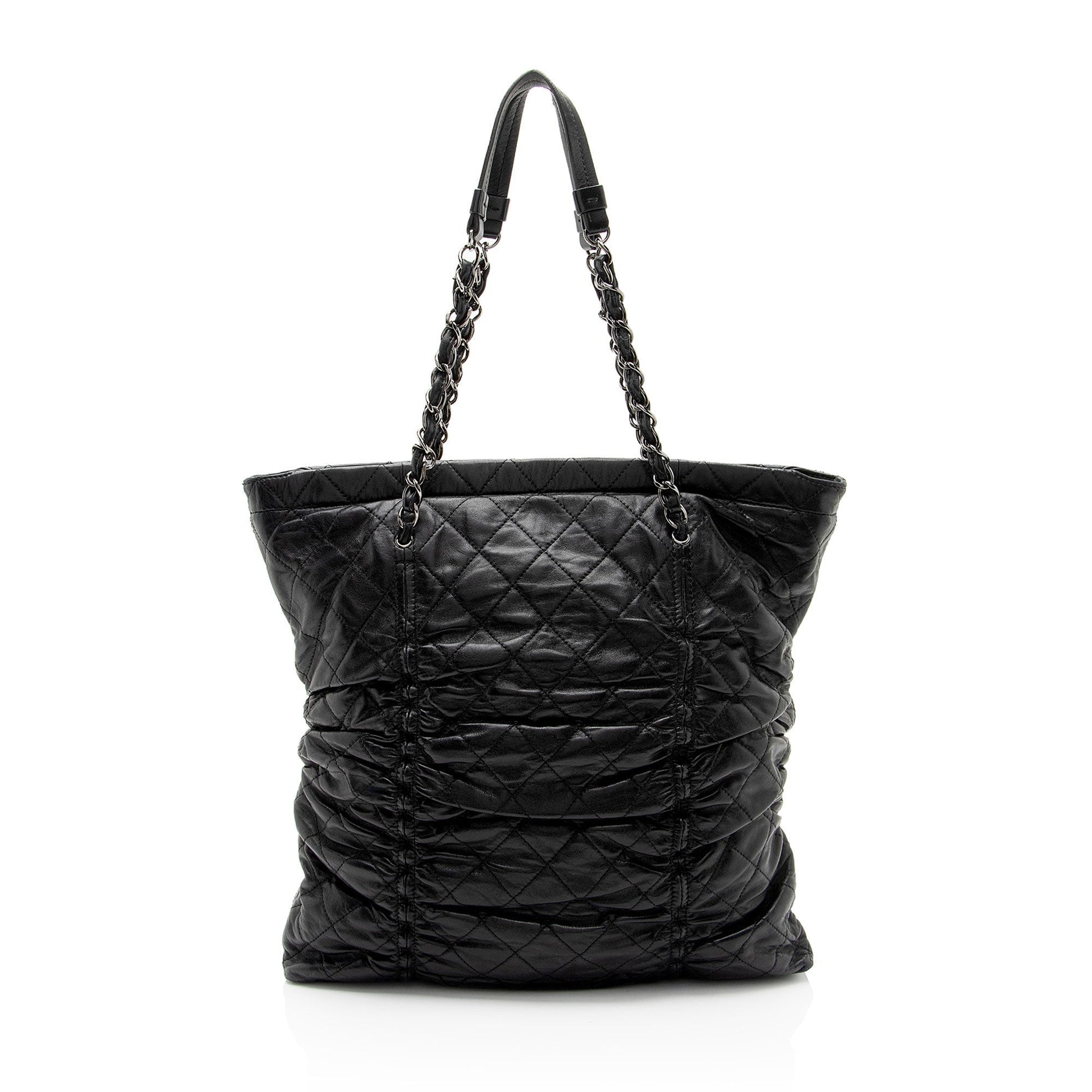 Chanel Lambskin Sharpei N S Tote Bag
