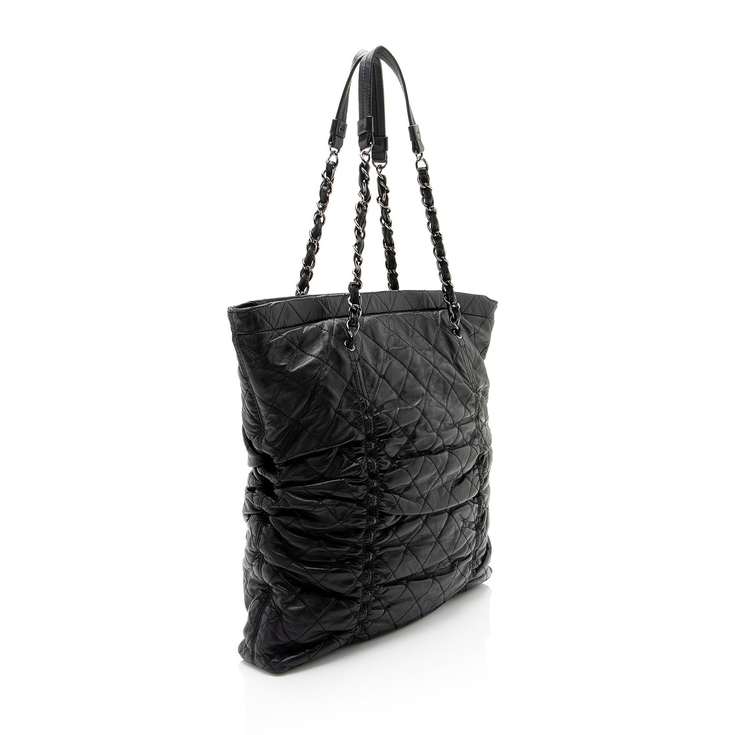Chanel Lambskin Sharpei N S Tote Bag