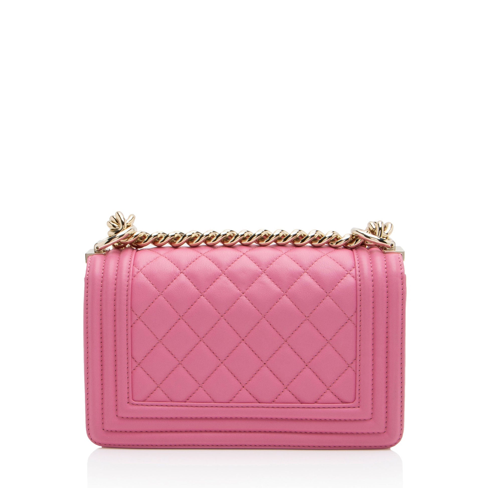 Chanel Lambskin Boy Small Handbag Shf Yvr0Yx