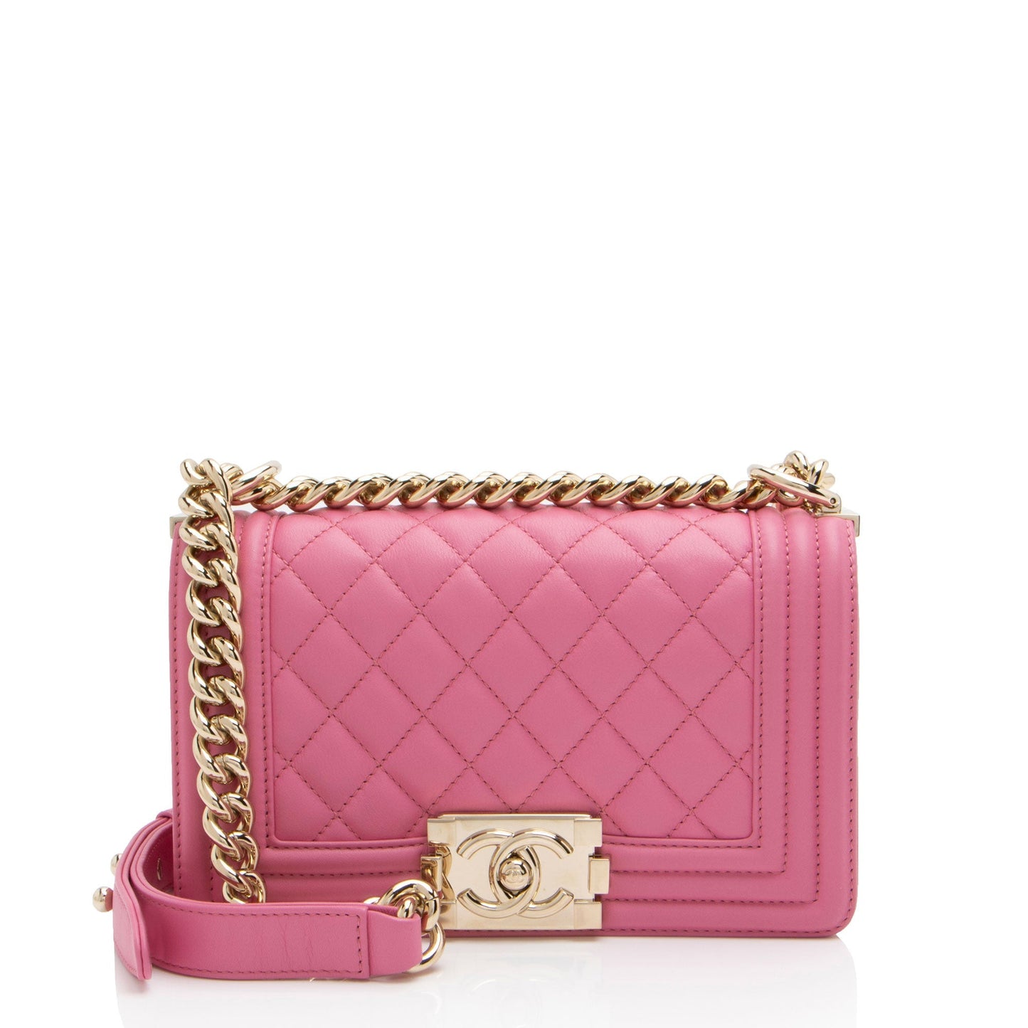 Chanel Lambskin Boy Small Handbag Shf Yvr0Yx