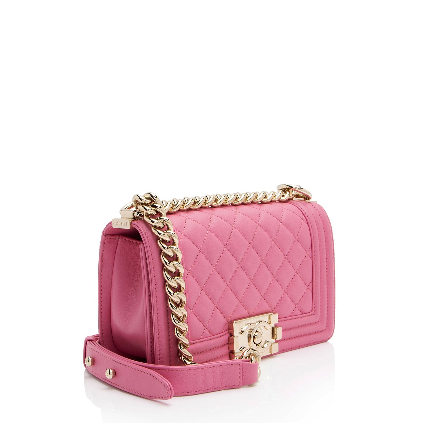 Chanel Lambskin Boy Small Handbag Shf Yvr0Yx