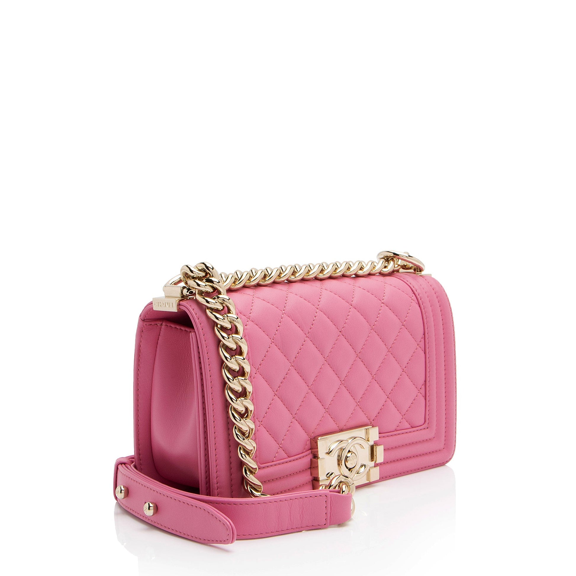 Chanel Lambskin Boy Small Handbag Shf Yvr0Yx