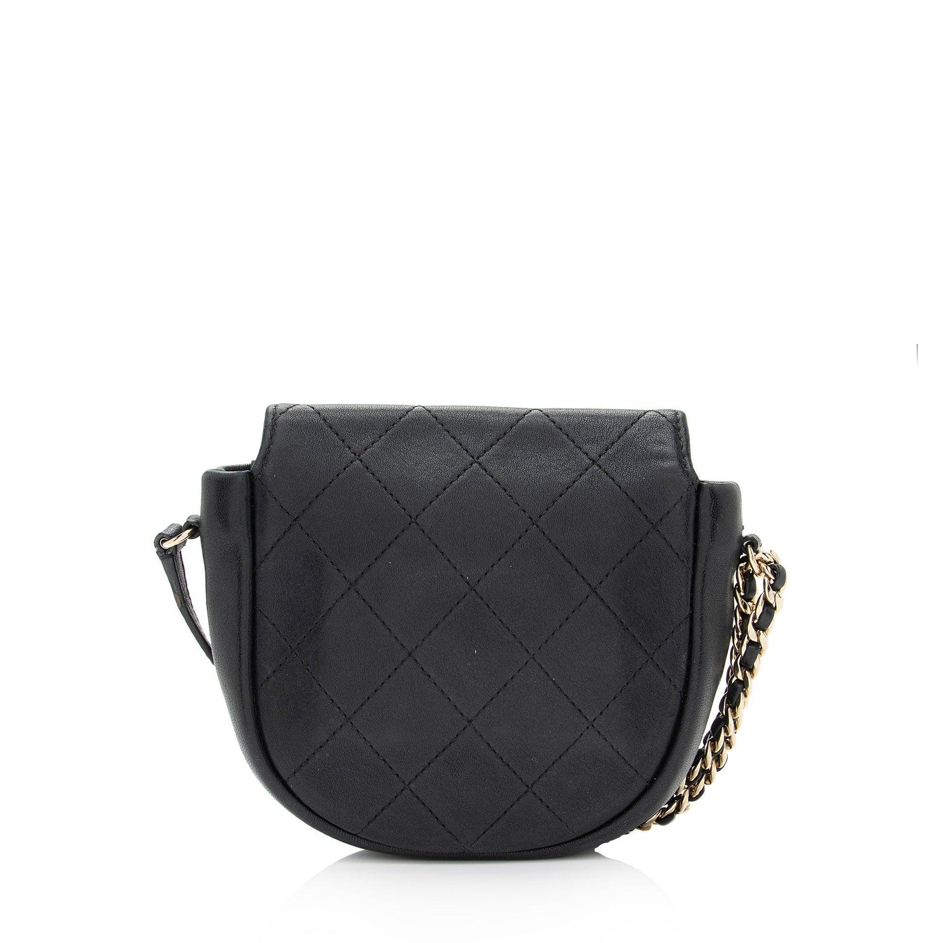 Chanel Lambskin Flap Messenger SHF-YRxjuM Small Messenger Bag