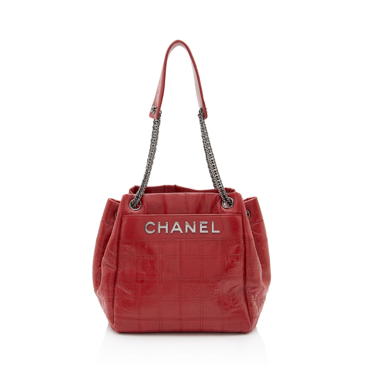 Chanel Lambskin LAX Accordion SHF-x47IxO Shoulder Bag