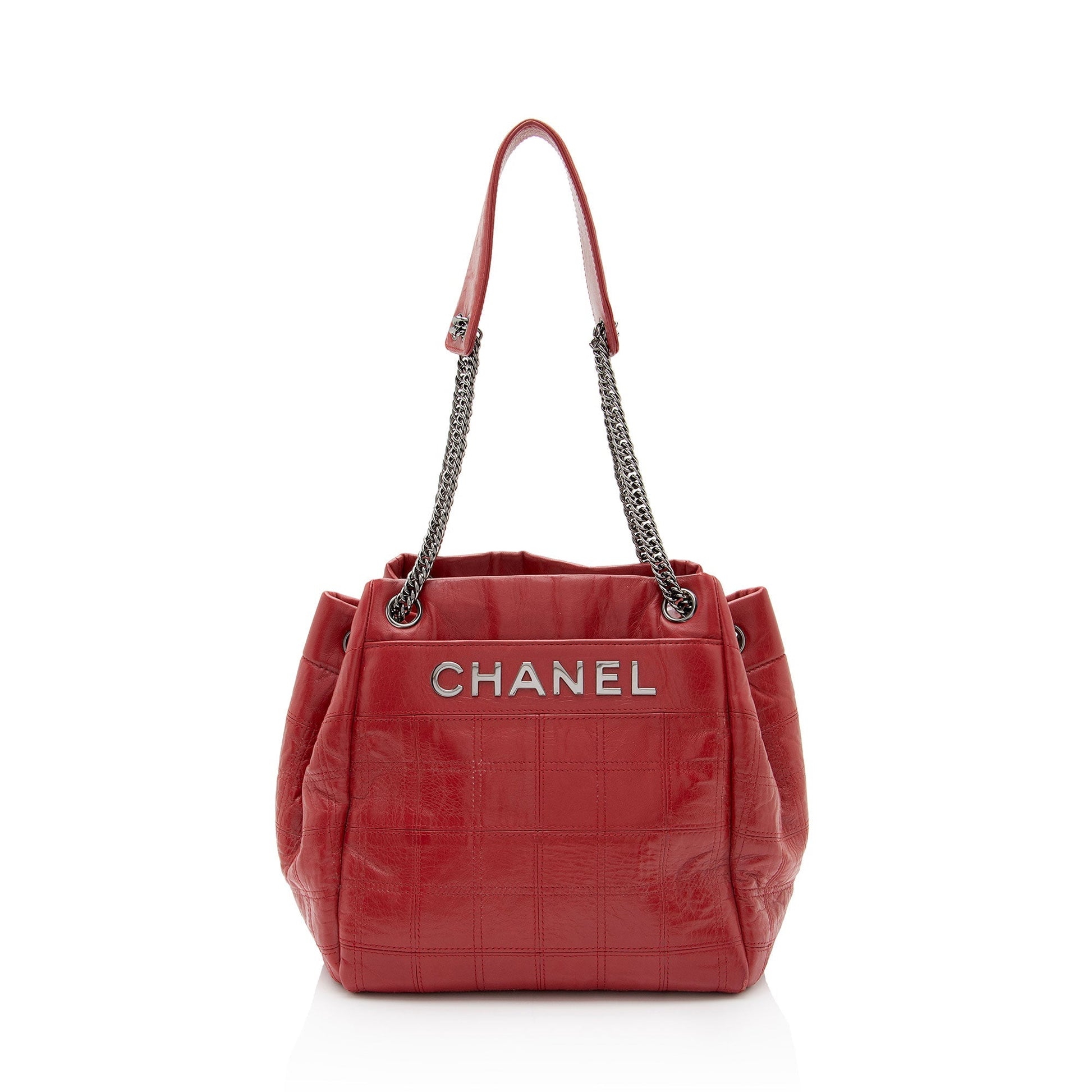 Chanel Lambskin LAX Accordion SHF-x47IxO Shoulder Bag