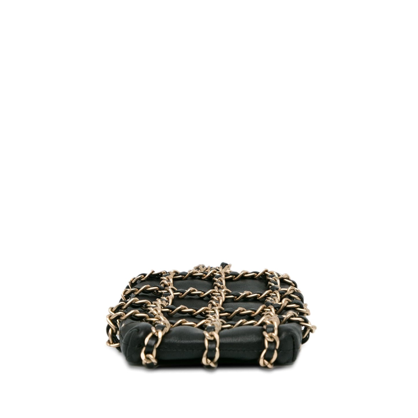 Chanel Lambskin Tech Me Out Clutch With Chain (SHG-V9wJ7z)