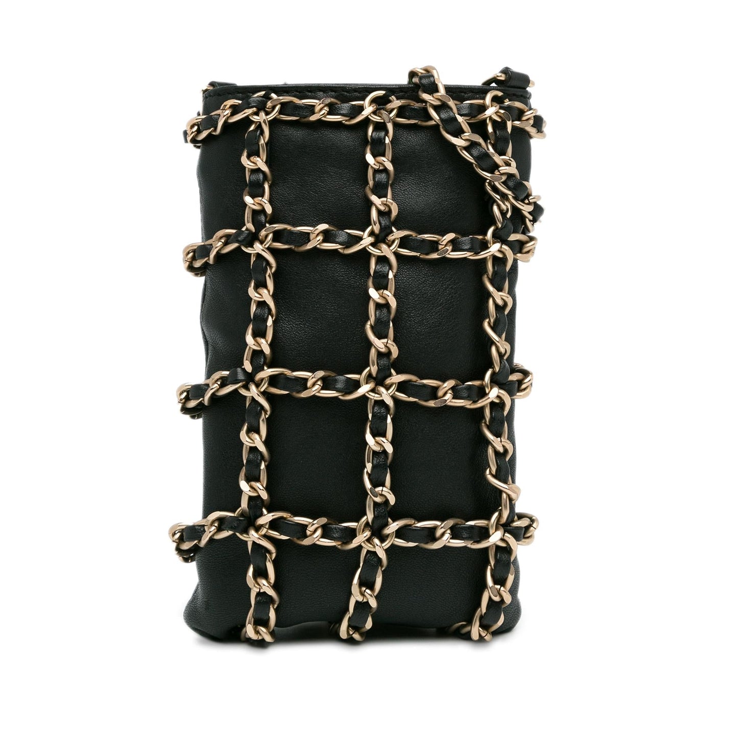 Chanel Lambskin Tech Me Out Clutch Bag