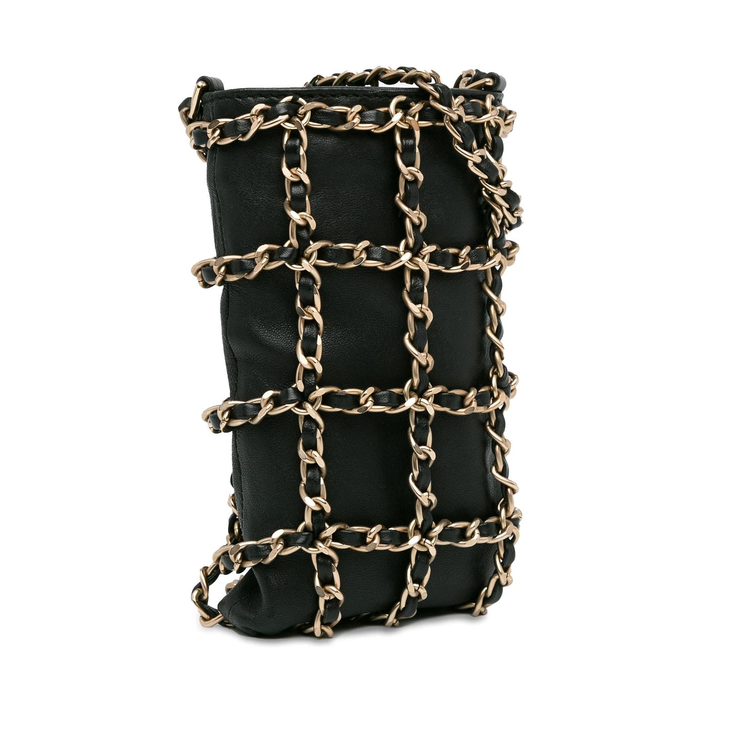 Chanel Lambskin Tech Me Out Clutch Bag Chain 1