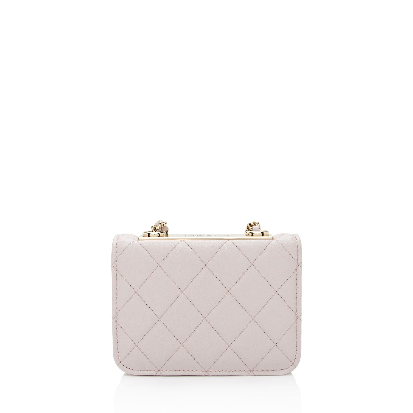 Chanel Lambskin Trendy CC Card Holder on Wallet Case