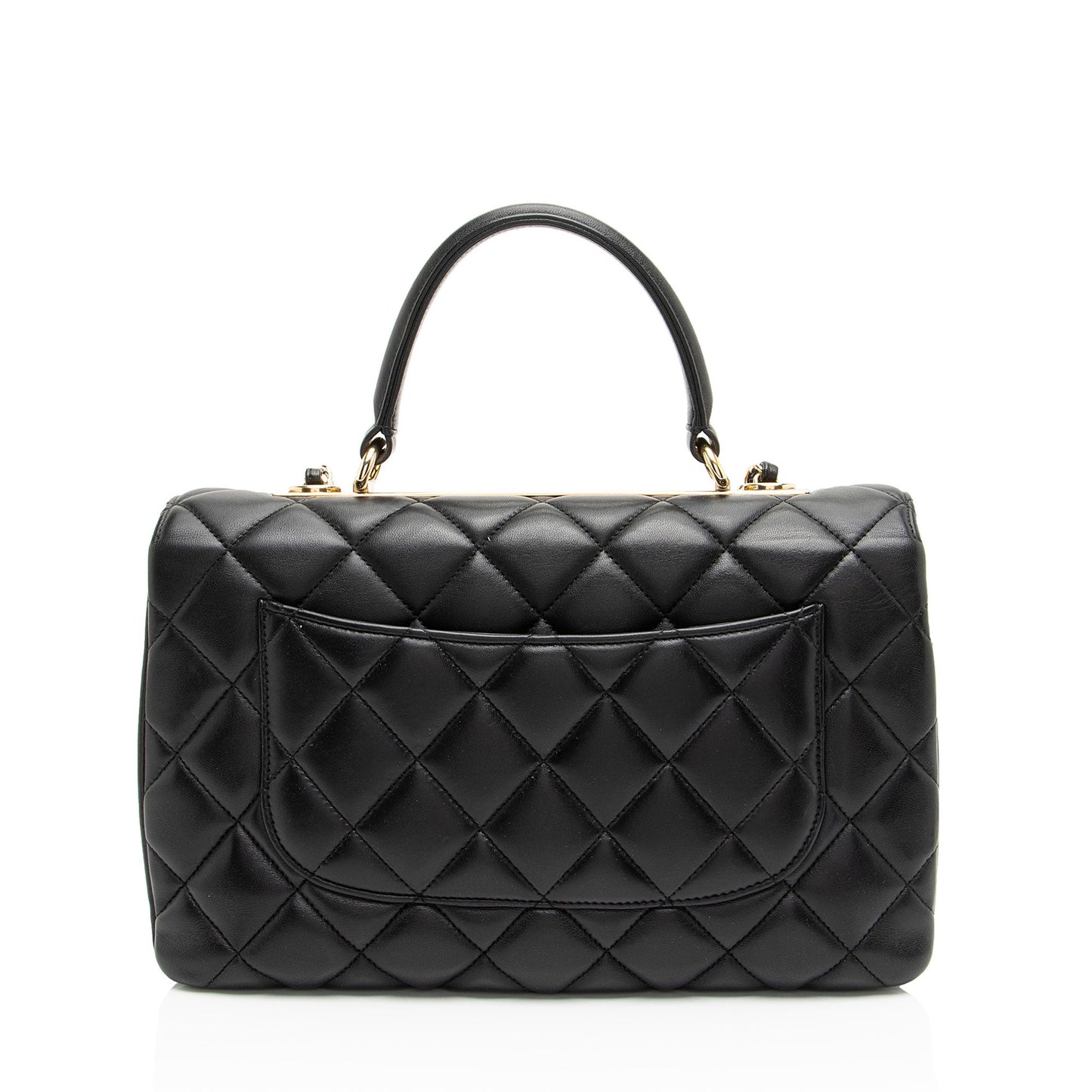 Chanel Lambskin Trendy CC Top Handle Handbag