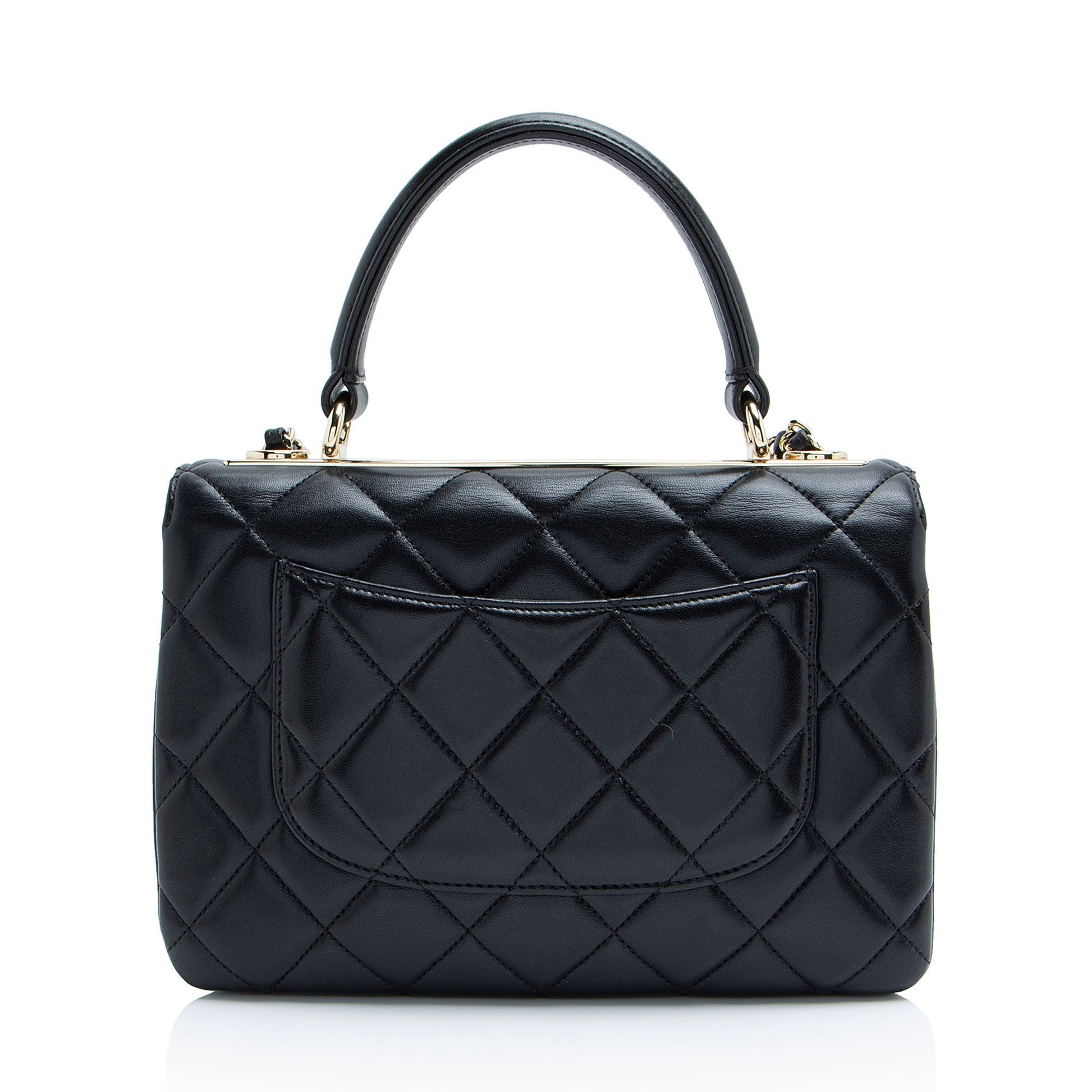 Chanel Lambskin Trendy CC Top Handle Small Handbag