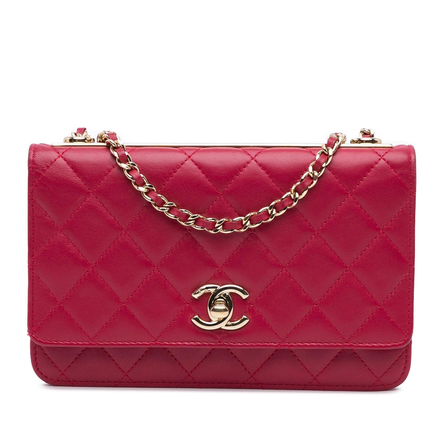 Chanel Lambskin Trendy CC On SHG-BhKEaD Wallet Case