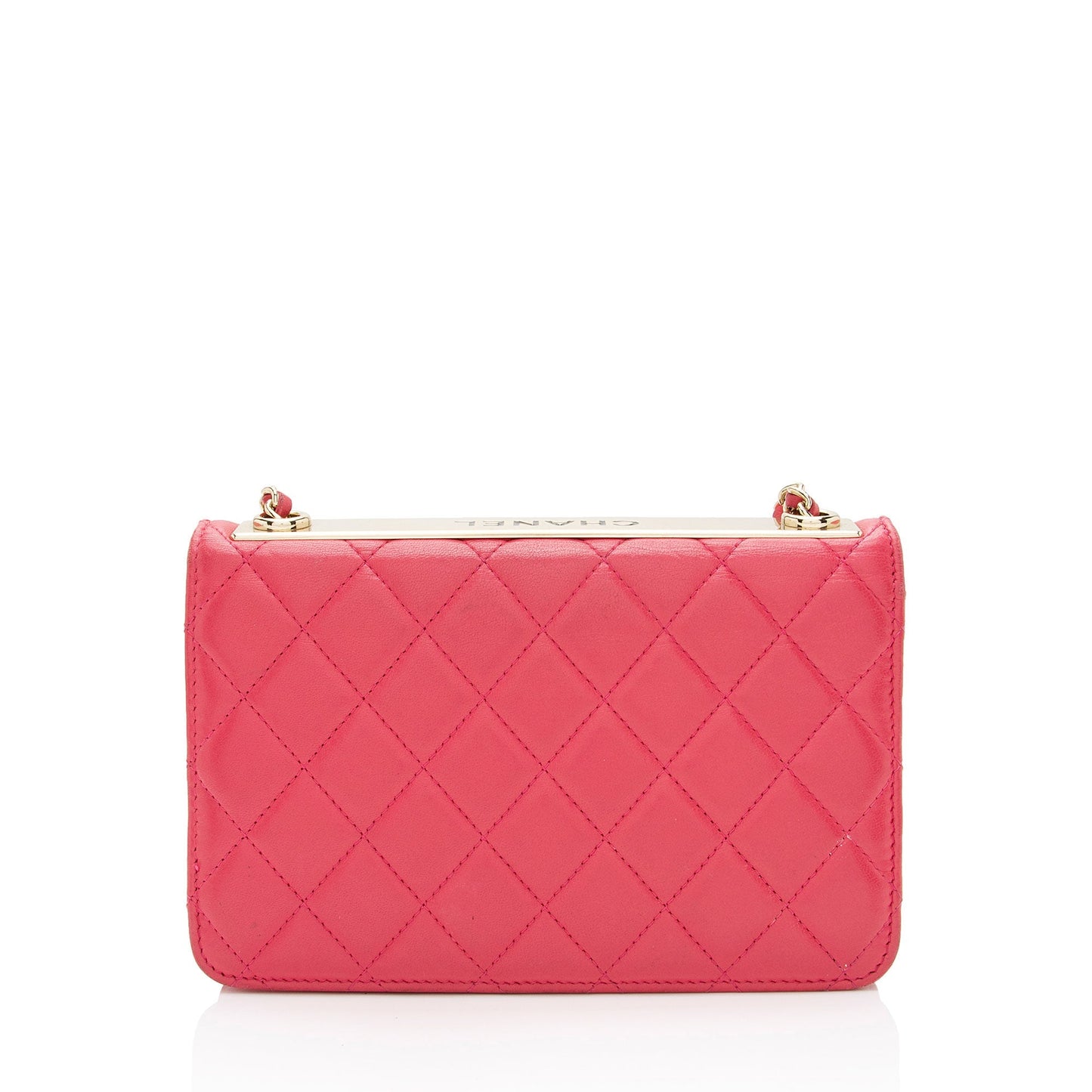 Chanel Lambskin Trendy CC on SHF-dDZd8C Wallet Case