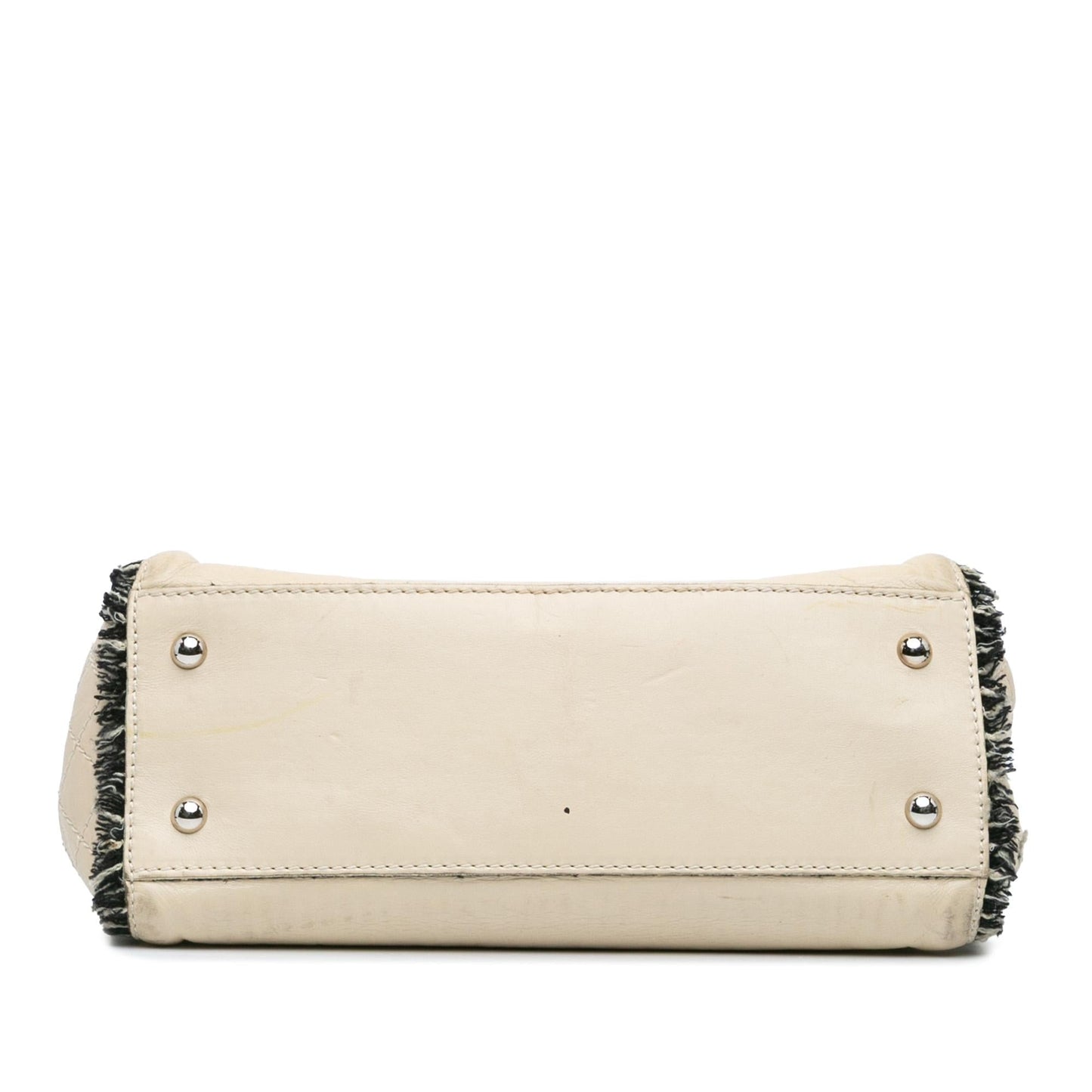 Chanel Lambskin Tweedy Flap Handbag