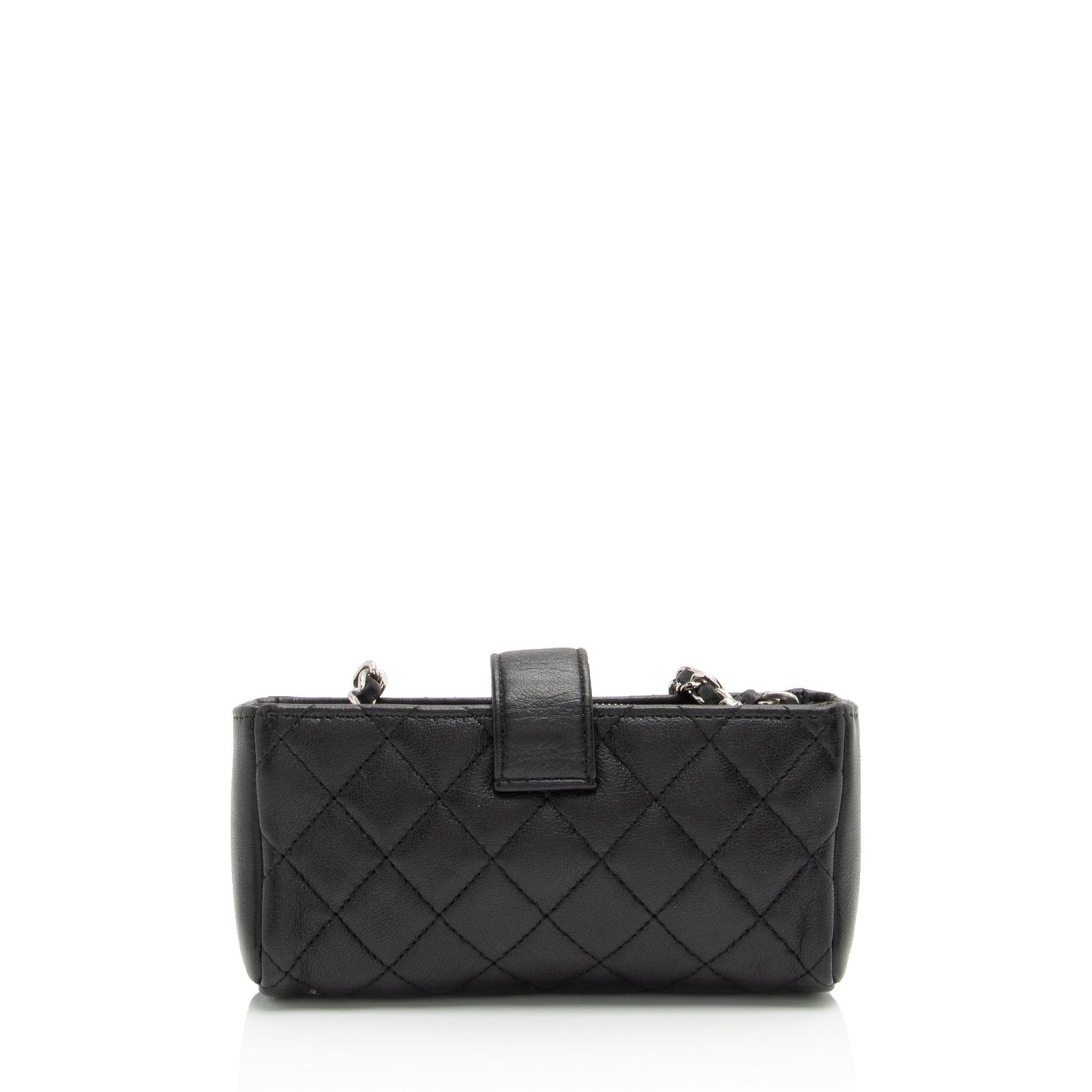 Chanel Lambskin Valentine Charms Phone Holder Key Chain