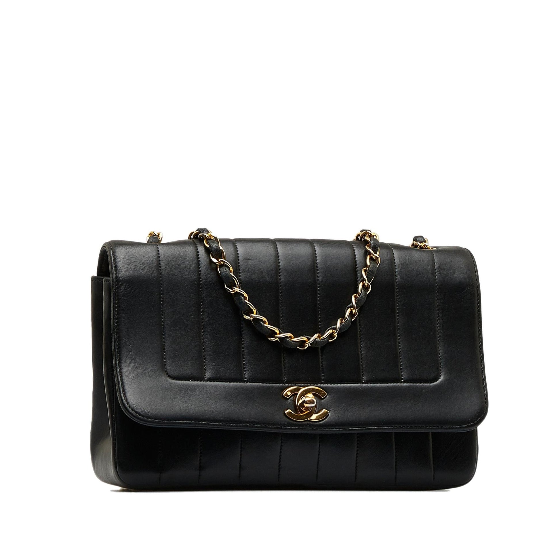 Chanel Lambskin Vertical Border Flap SHG-yQHgIP Handbag