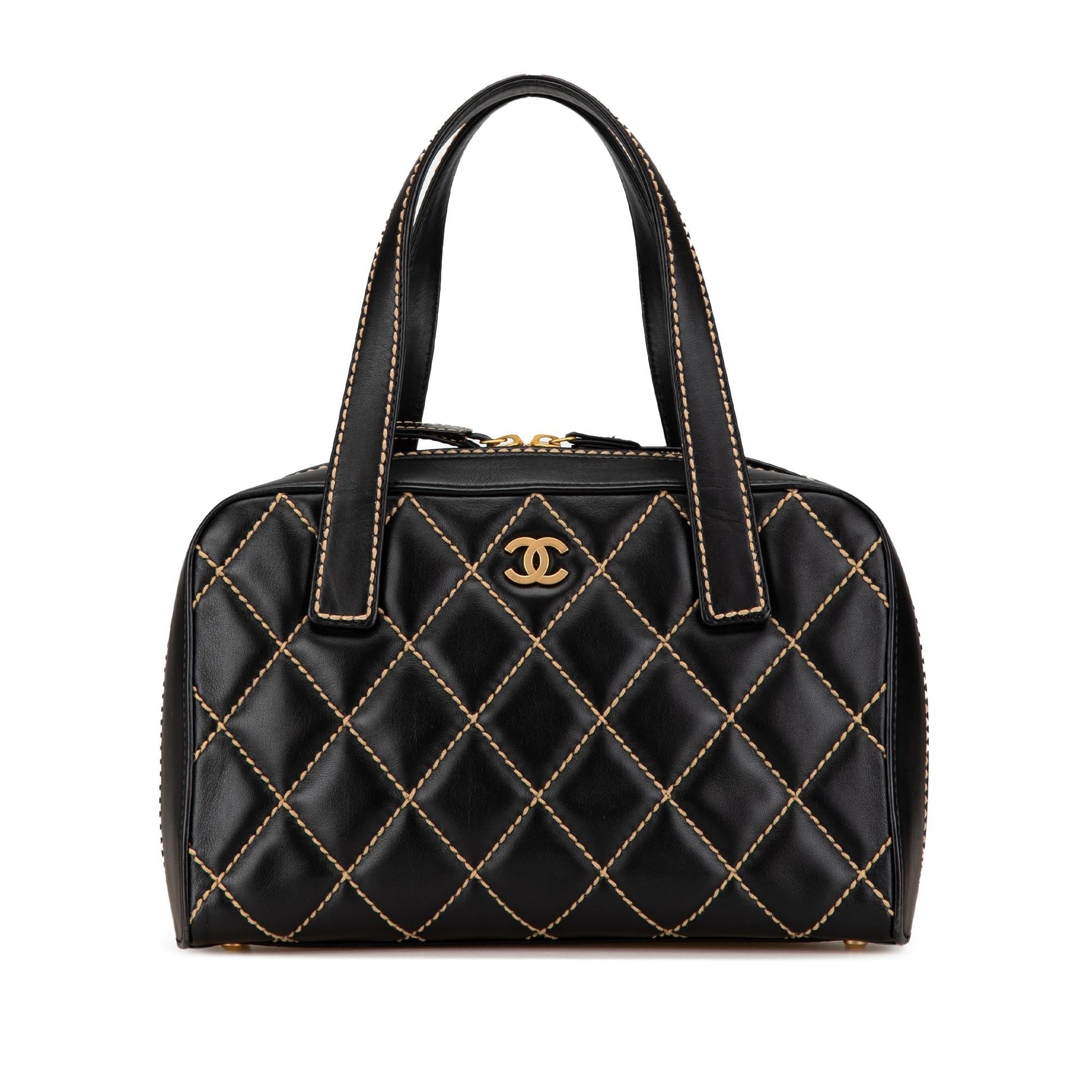 Chanel Lambskin Wild Stitch SHG-xmx7gP Handbag