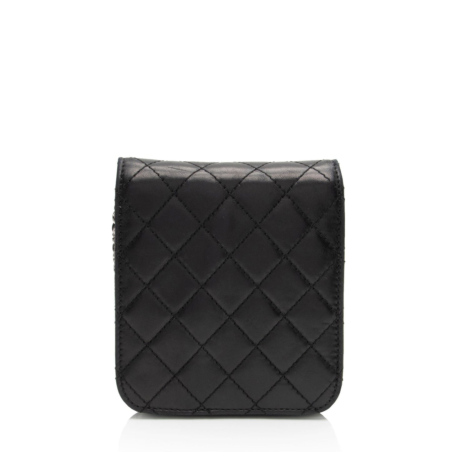 Chanel Lambskin Zip Around on SHF-fNb1ru Wallet Case