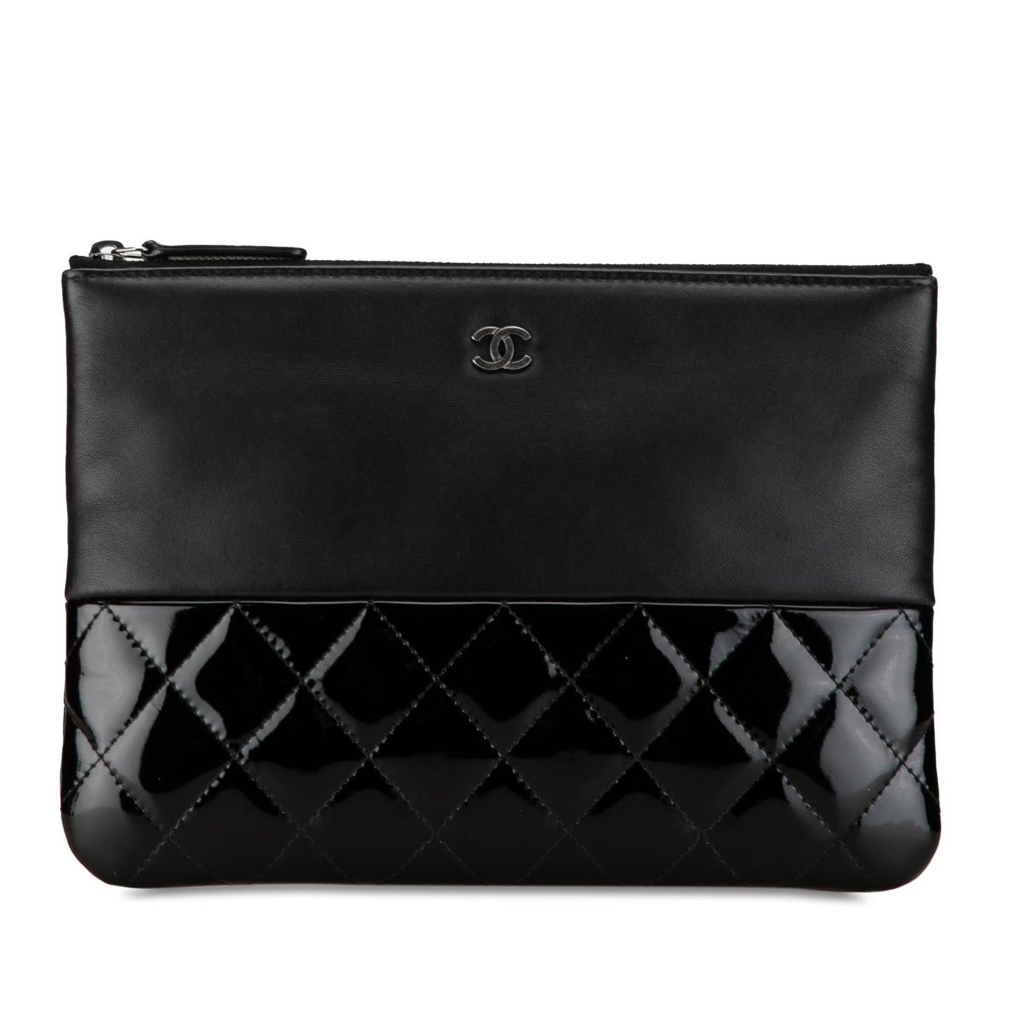 Chanel Lambskin Quilted Patent O SHG-nuBGKM Clutch Bag