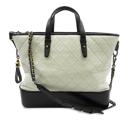 Chanel Aged Calfskin Gabrielle Shopping SHG-UYljNC Tote Bag