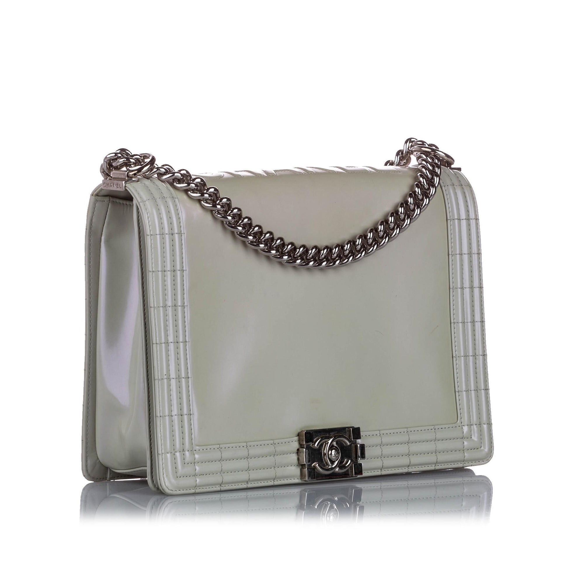 Chanel Boy Lambskin Flap SHG Leather Shoulder Bag