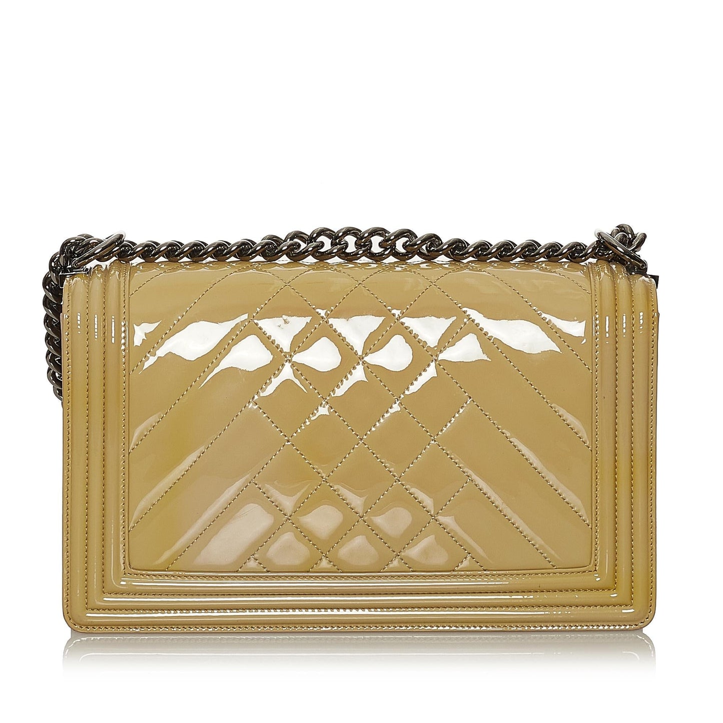 Chanel Boy Patent SHG Leather Shoulder Bag Bag Shg