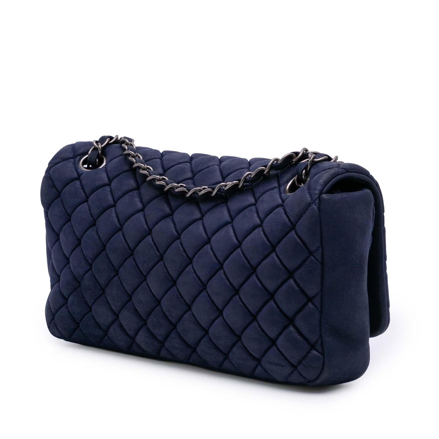 Chanel Calfskin New Bubble Flap Handbag Bubble Flap