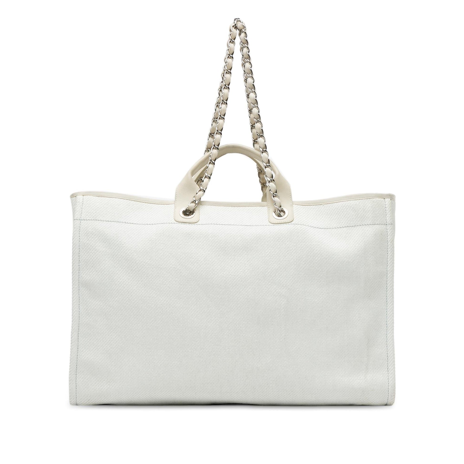 Chanel Large Canvas Deauville Tote (SHG-bO4Jvd)