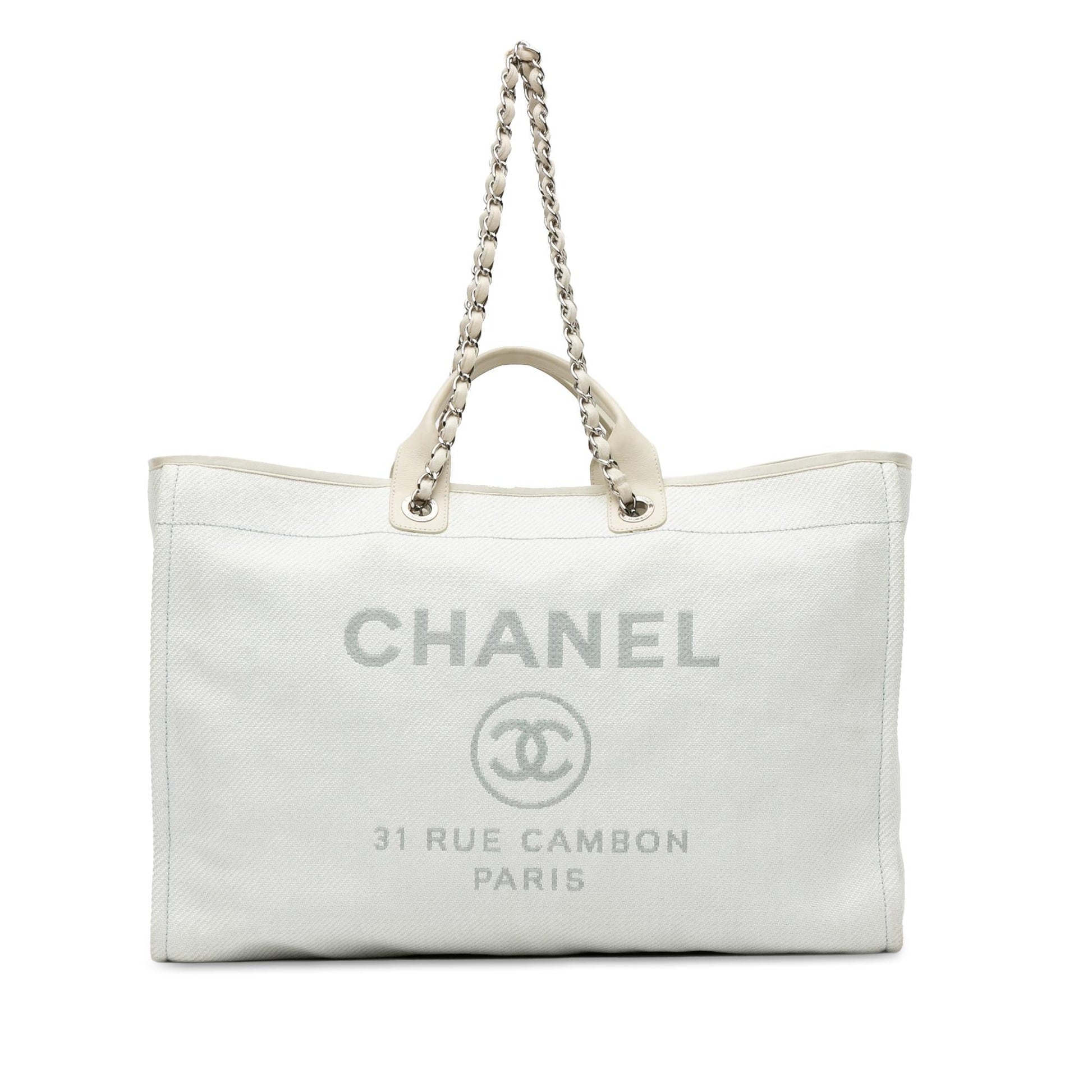 Chanel Deauville SHG-bO4Jvd Canvas Tote Bag