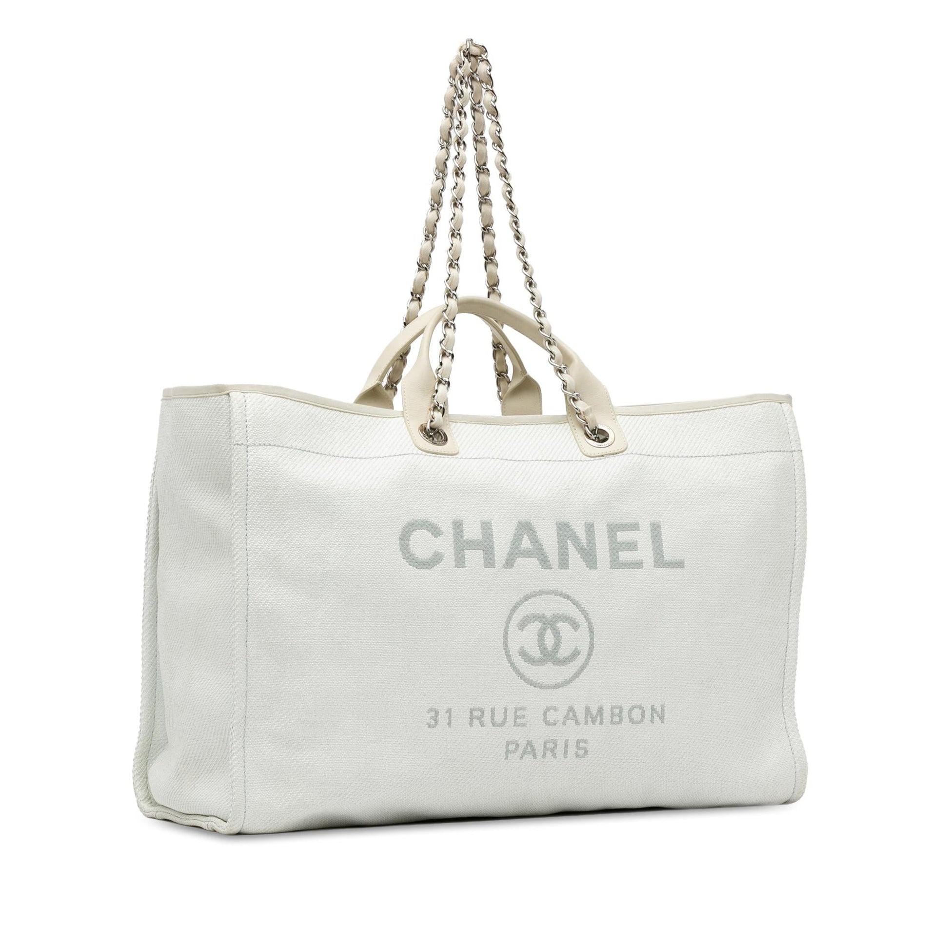 Chanel Deauville SHG-bO4Jvd Canvas Tote Bag