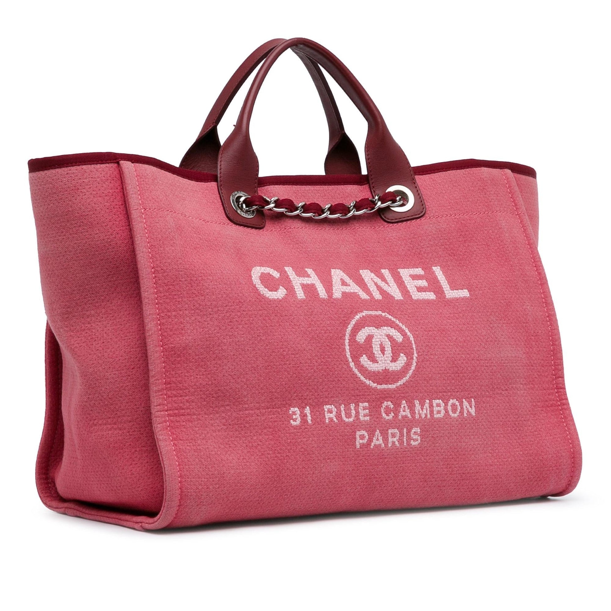 Chanel Deauville SHG-OpY8VZ Canvas Tote Bag