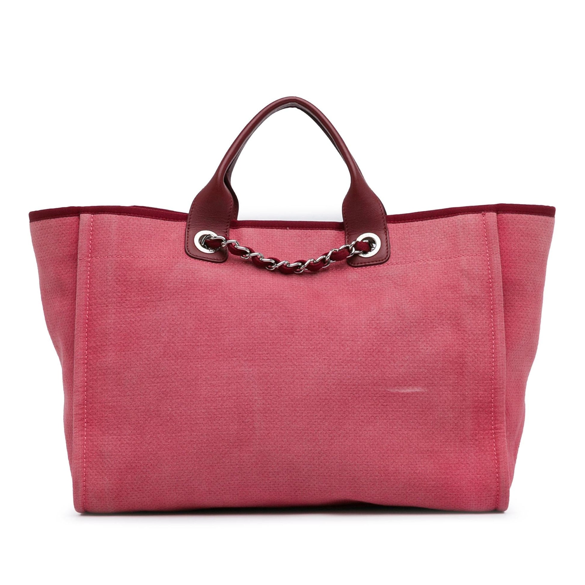 Chanel Deauville SHG-pTGQWm Canvas Tote Bag