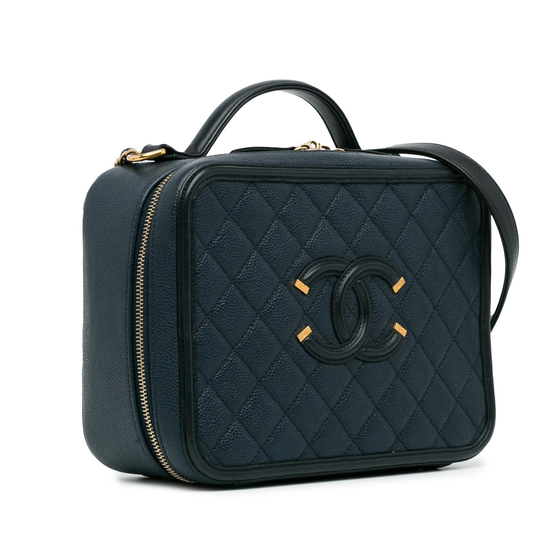 Chanel Caviar CC Filigree Vanity SHG-JUihwi Handbag