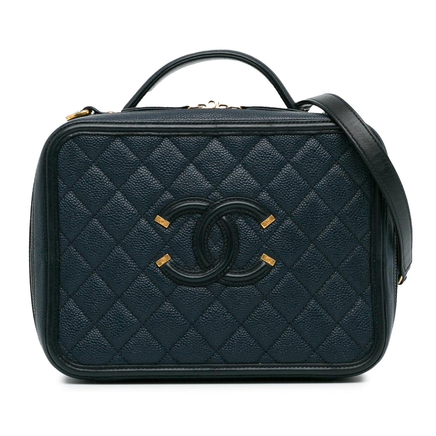 Chanel Caviar CC Filigree Vanity SHG-JUihwi Handbag